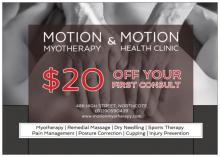 20% off Initial Consultation for Myotherapy and Remedial Massage Northcote Remedial _small